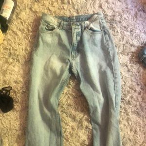 john galt acid washed mom jeans NEW